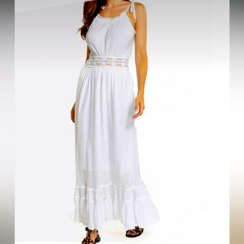 Hard tail NWT maxi dress size M lace midriff festival